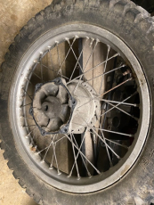 Hinterrad Yamaha XT250 gebraucht.